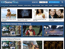 Tablet Screenshot of killsometime.com